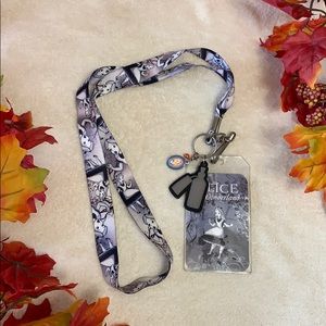 LOUNGEFLY Alice in Wonderland Lanyard